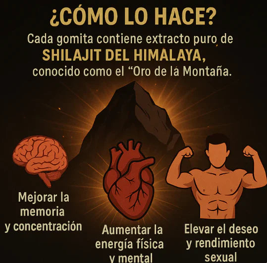 Shilajit 100% Puro 💎 Fuente de Energía Vital del Himalaya