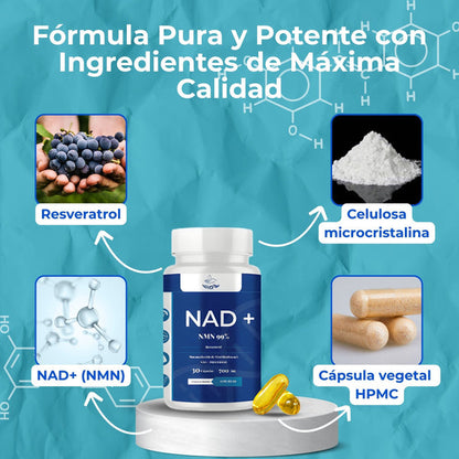 ⚡Recarga Tu Energía y Juventud con NAD+ NMN 99% + Creatina Premium⚡