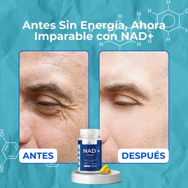 ⚡Recarga Tu Energía y Juventud con NAD+ NMN 99% + Creatina Premium⚡